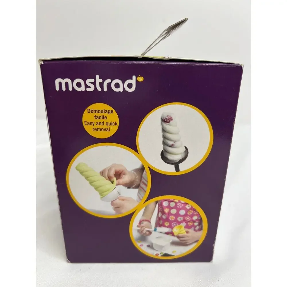 Mastrad 3D Unicorn Horn Frozen Treat Mold NIB!